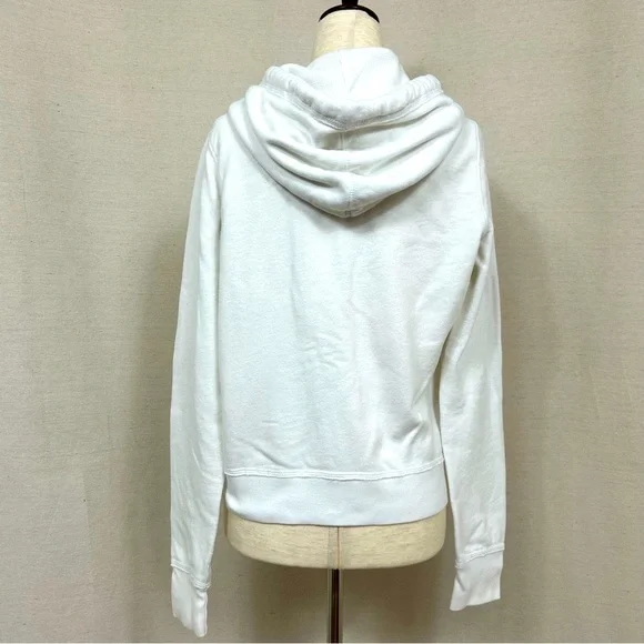 Hollister Vintage Y2K White Button Up Hoodie - Picture 3 of 5